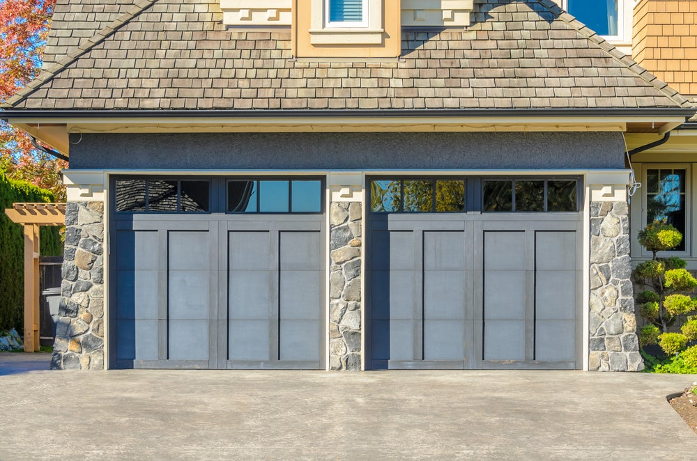 Double garage doors