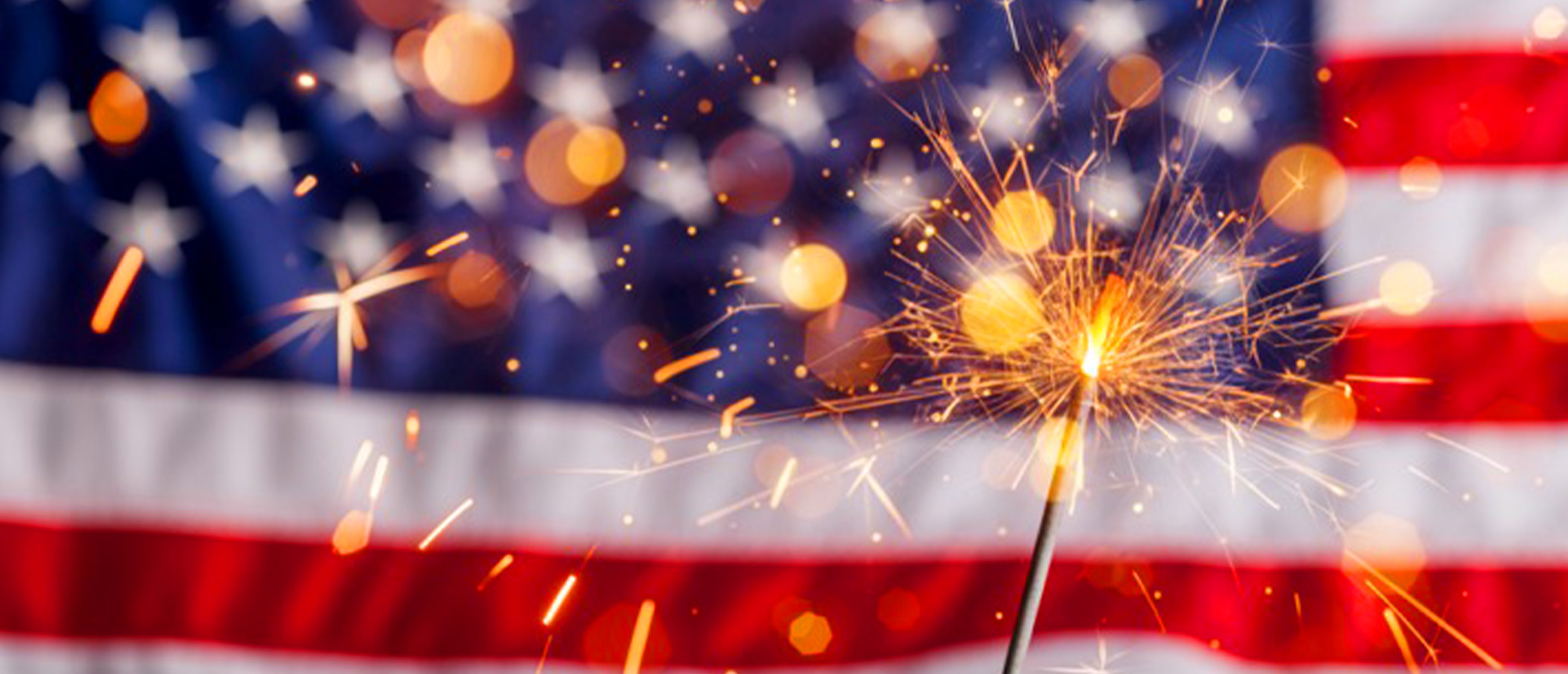 Flag image. 50% off select plans