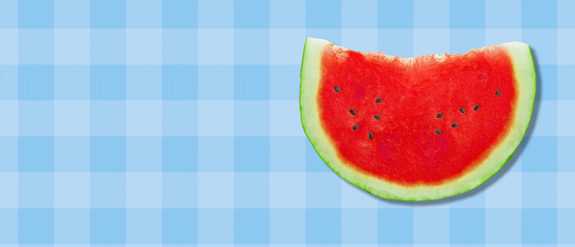Watermelon image. 50% off select plans