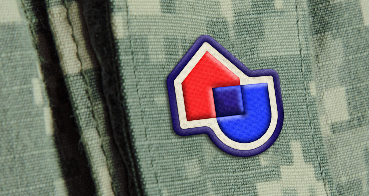 AHS Logo Badge on Military Uniform