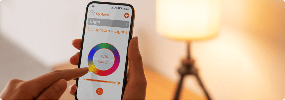 App that controls lighting