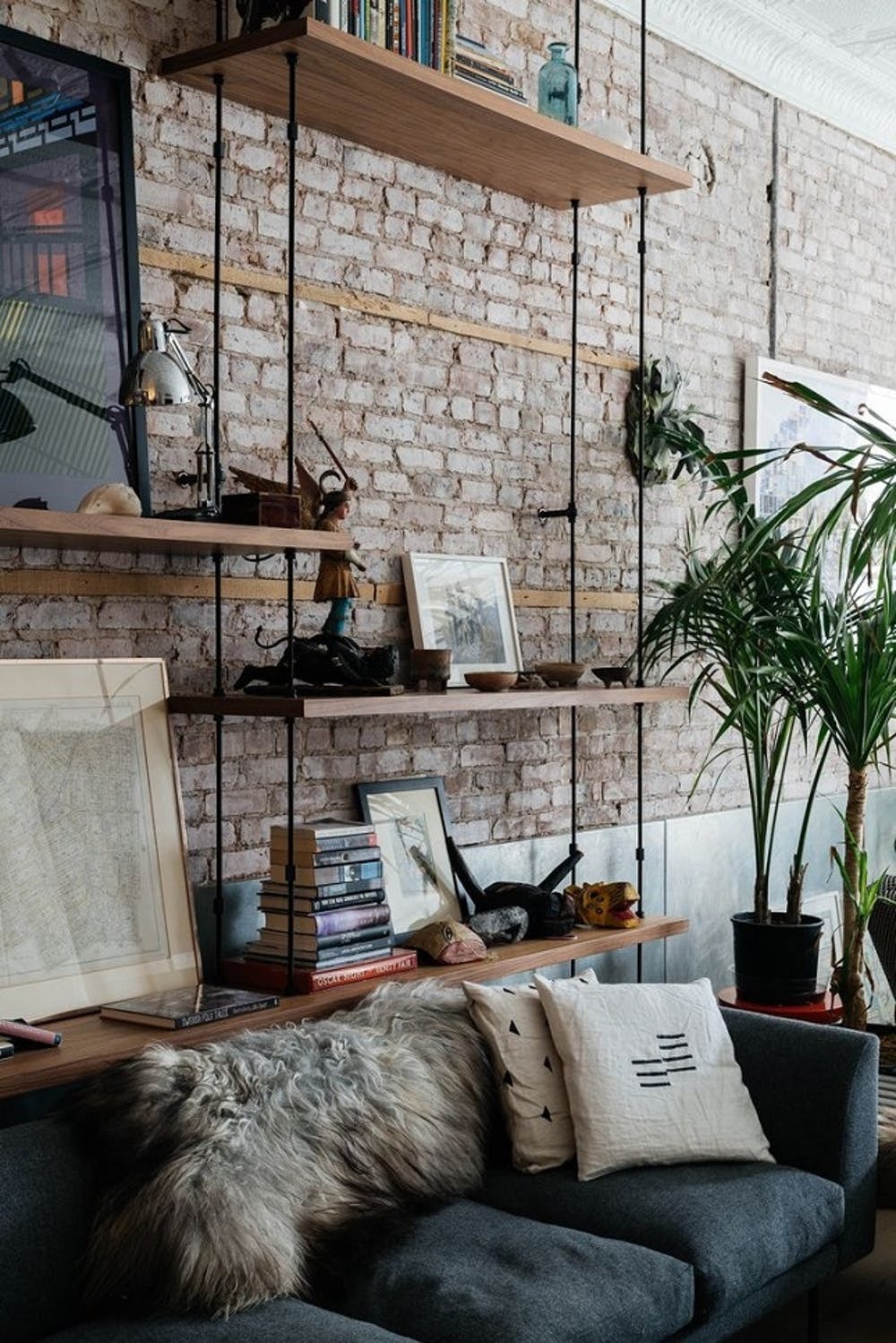 Picture of How to Decorate or Accent an Exposed Brick Wall | AHS