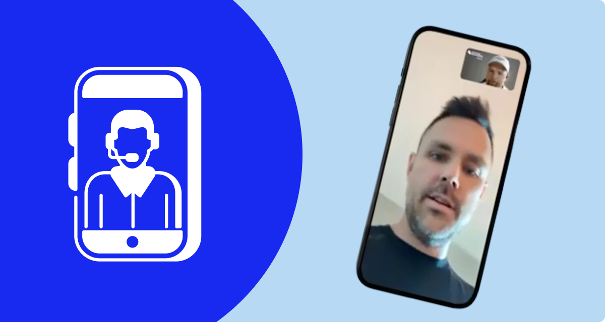 Casey using AHS Video Chat